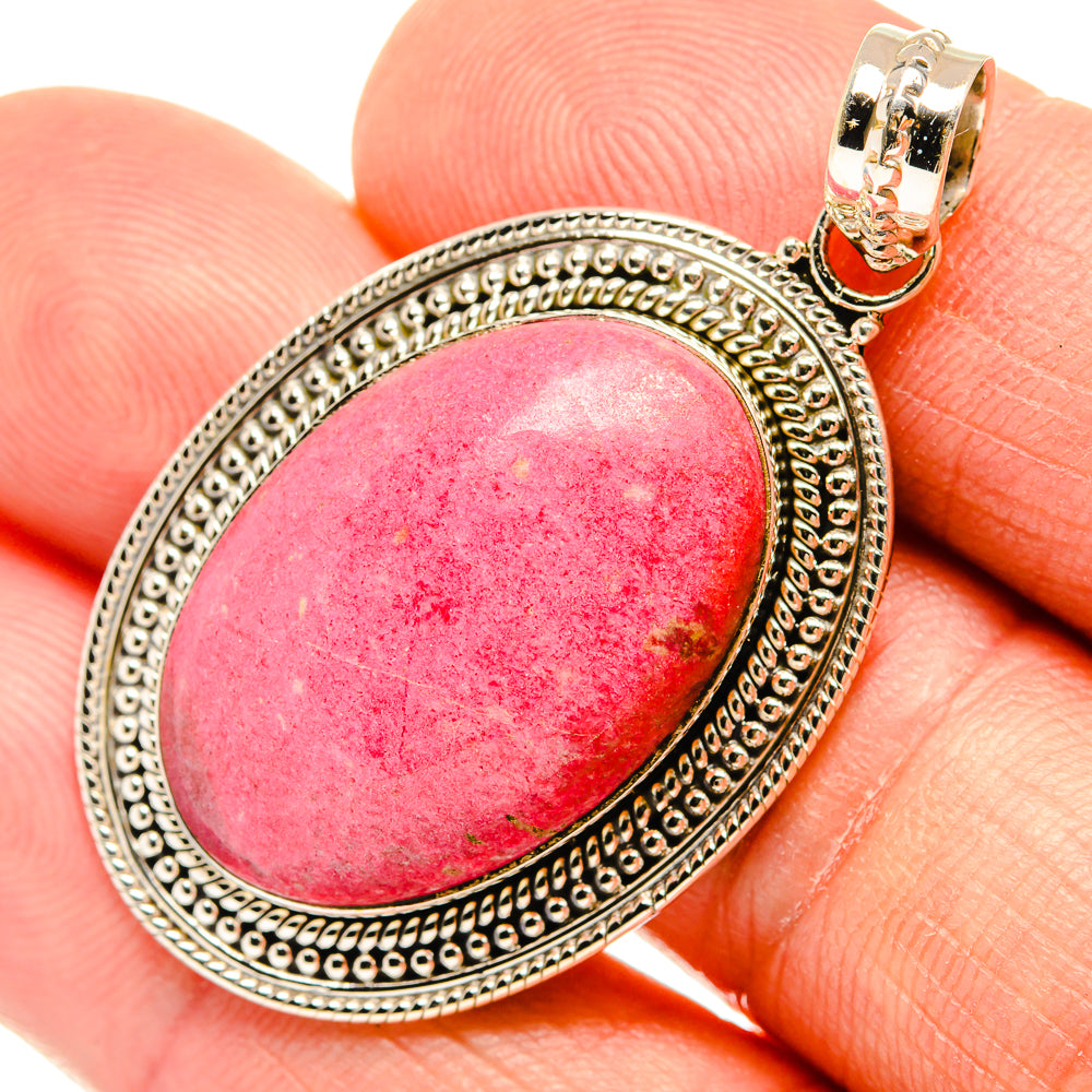 Thulite Pendants handcrafted by Anasilvercos - PD27318