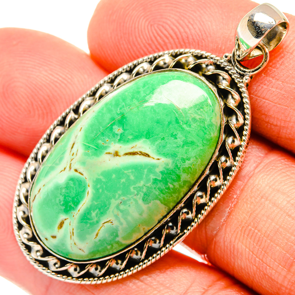 Variscite Pendants handcrafted by Anasilvercos - PD27326
