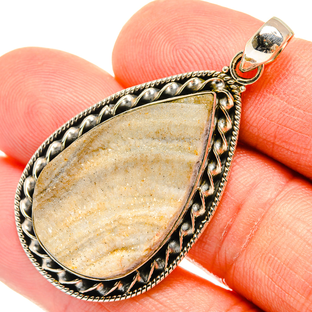 Desert Druzy Pendants handcrafted by Anasilvercos - PD27332