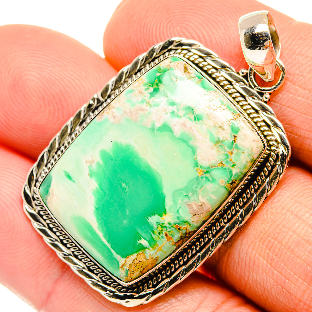 Variscite Pendants handcrafted by Anasilvercos - PD27333