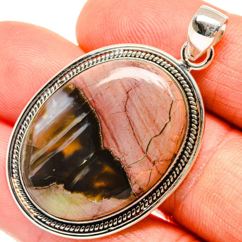 Butterfly Jasper Pendants handcrafted by Anasilvercos - PD27359