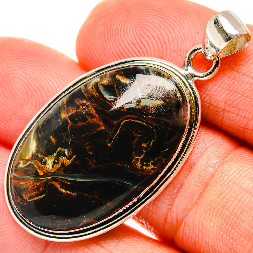 Pietersite Pendants handcrafted by Anasilvercos - PD27373