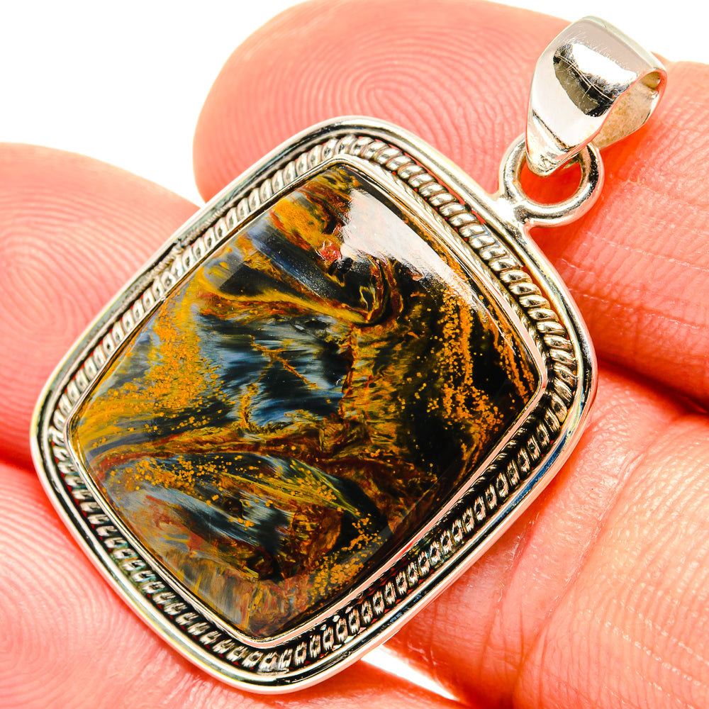 Pietersite Pendants handcrafted by Anasilvercos - PD27374
