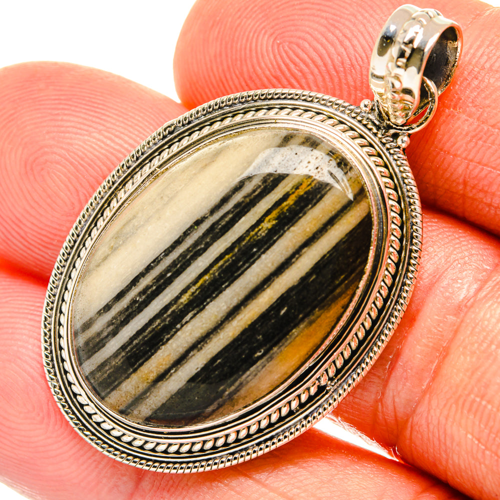 Pinolith Jasper Pendants handcrafted by Anasilvercos - PD27379