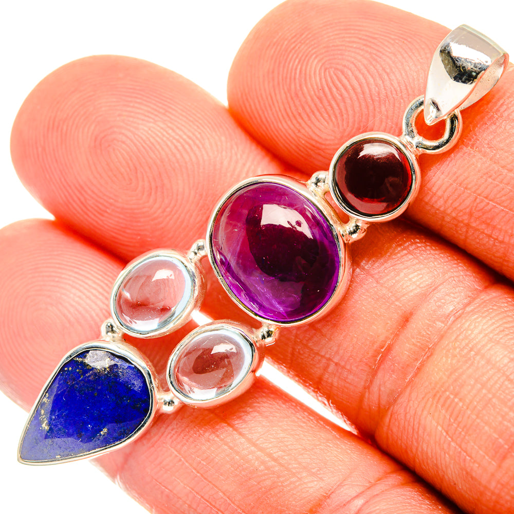 Amethyst Pendants handcrafted by Anasilvercos - PD27414