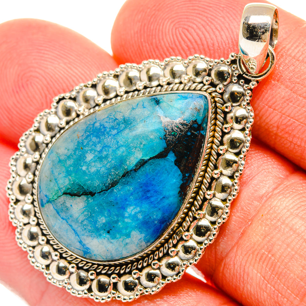 Shattuckite Pendants handcrafted by Anasilvercos - PD27427