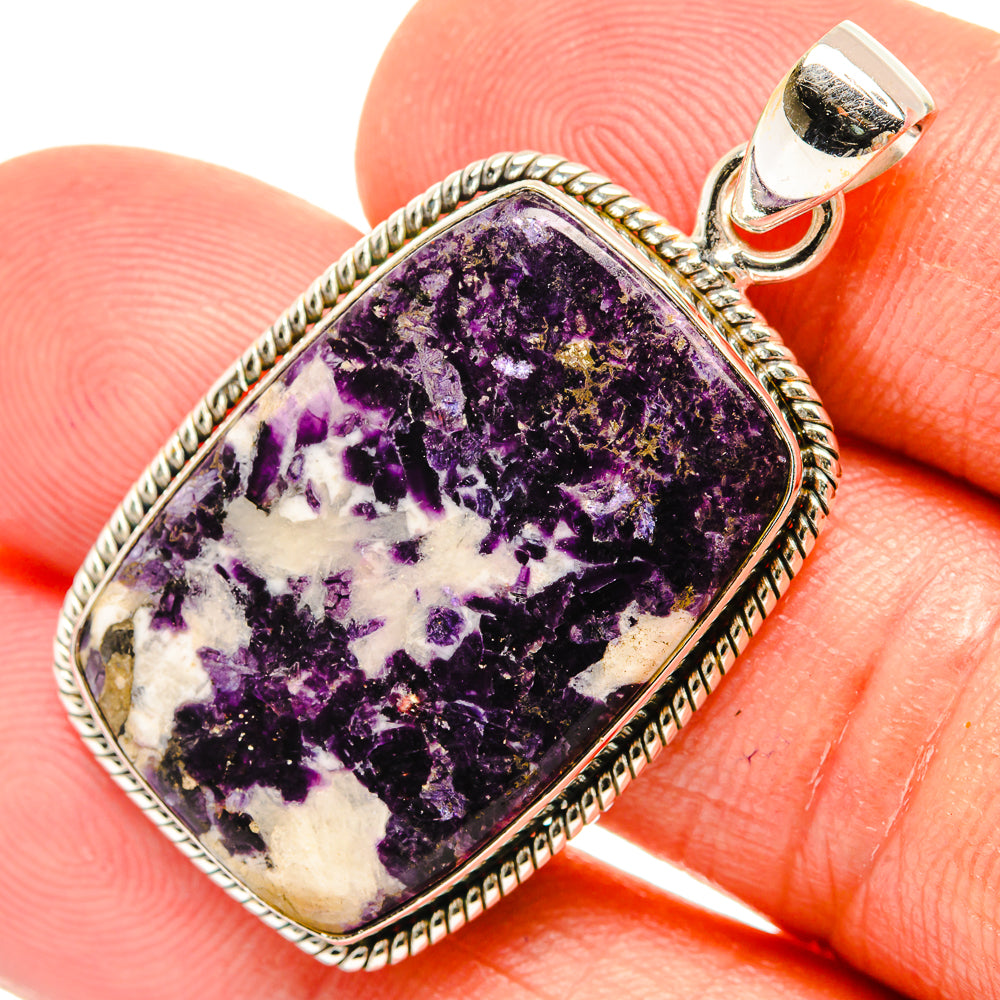 Lepidolite Pendants handcrafted by Anasilvercos - PD27434