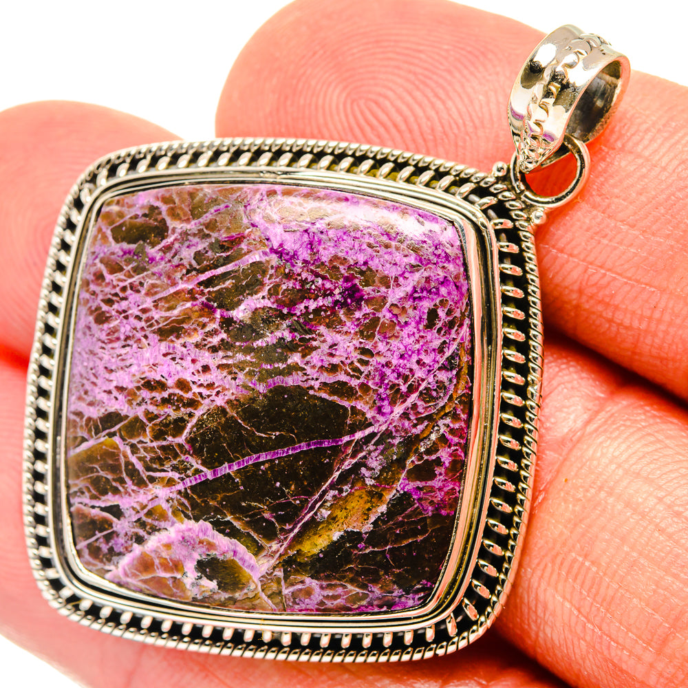 Stichtite Pendants handcrafted by Anasilvercos - PD27438