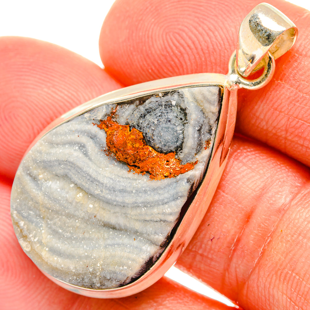Desert Druzy Pendants handcrafted by Anasilvercos - PD27450