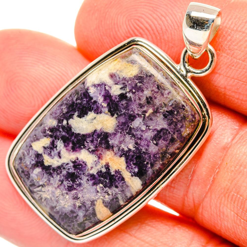 Lepidolite Pendants handcrafted by Anasilvercos - PD27452