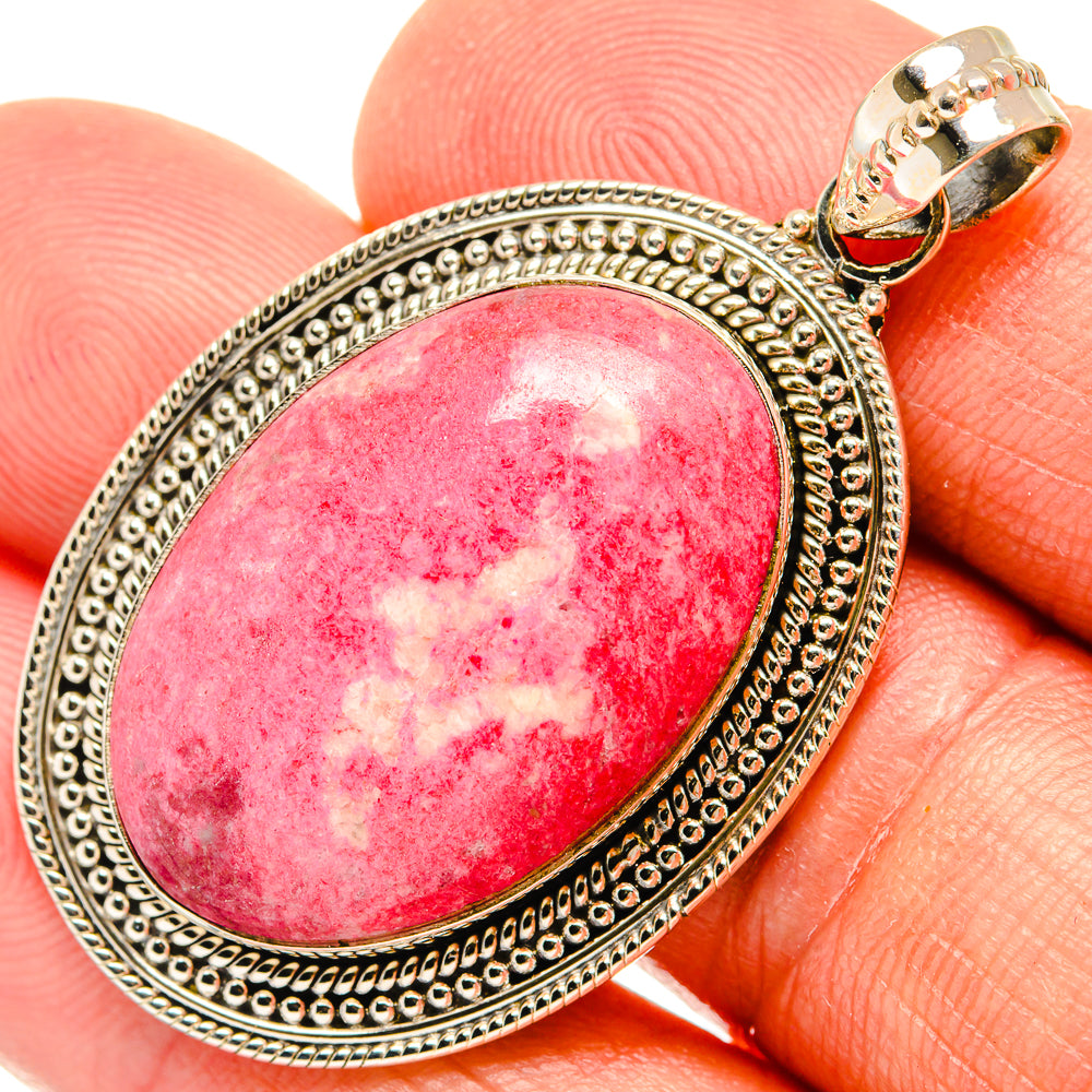 Thulite Pendants handcrafted by Anasilvercos - PD27454
