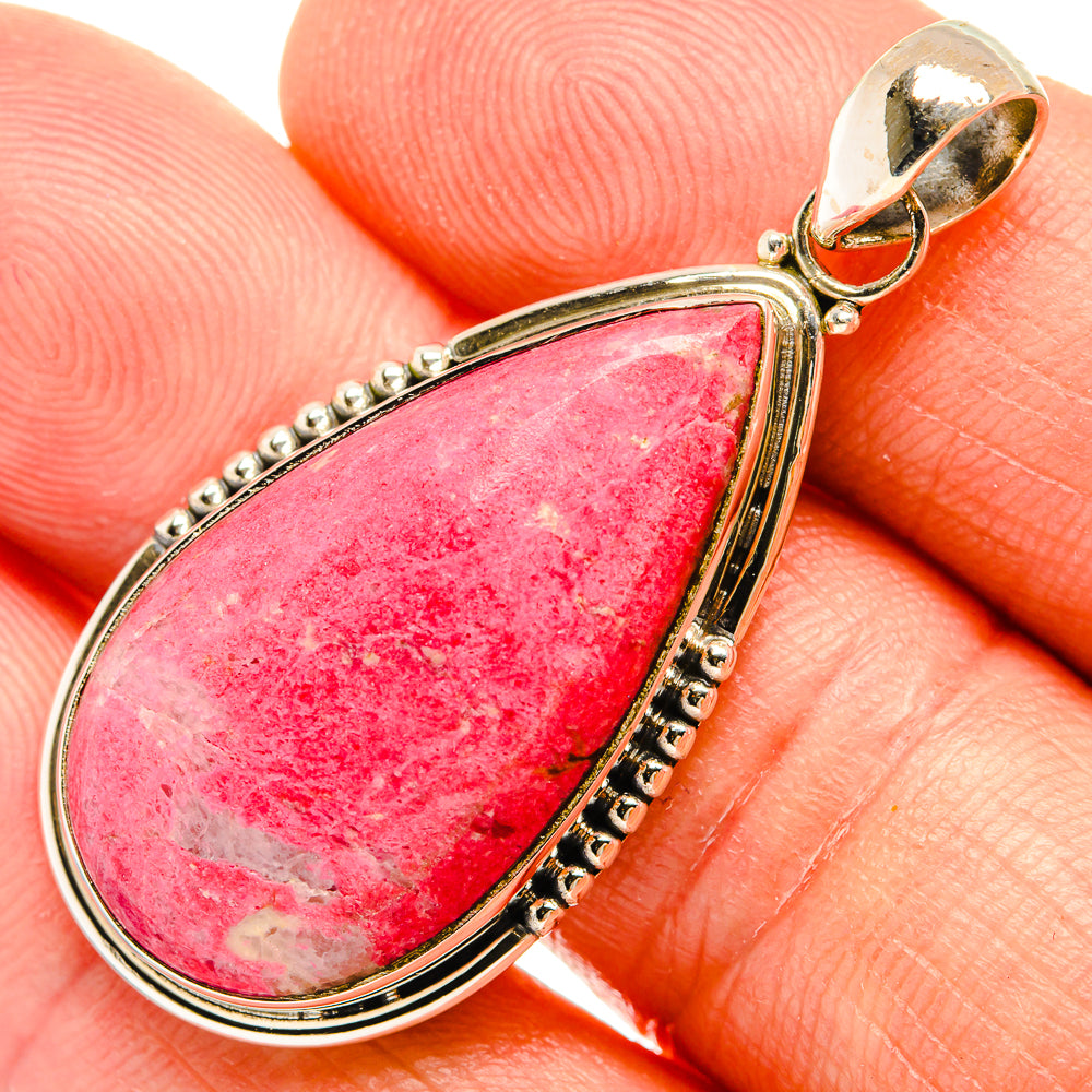 Thulite Pendants handcrafted by Anasilvercos - PD27462