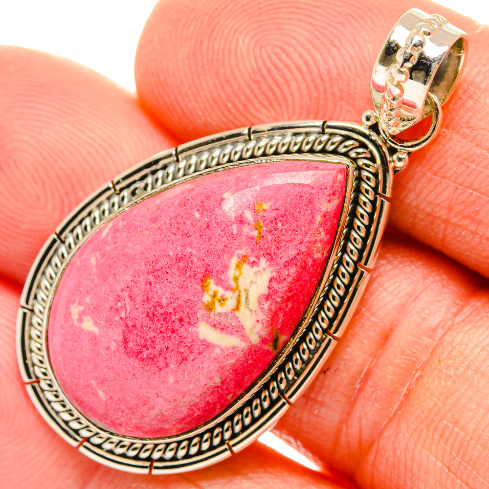 Thulite Pendants handcrafted by Anasilvercos - PD27486