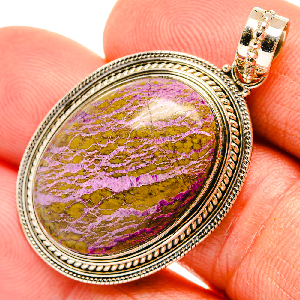 Stichtite Pendants handcrafted by Anasilvercos - PD27489
