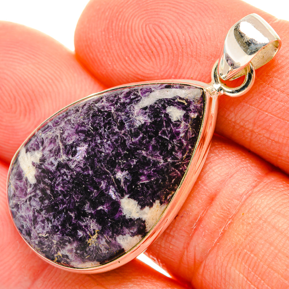 Lepidolite Pendants handcrafted by Anasilvercos - PD27492