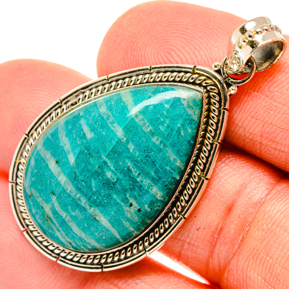 Amazonite Pendants handcrafted by Anasilvercos - PD27500