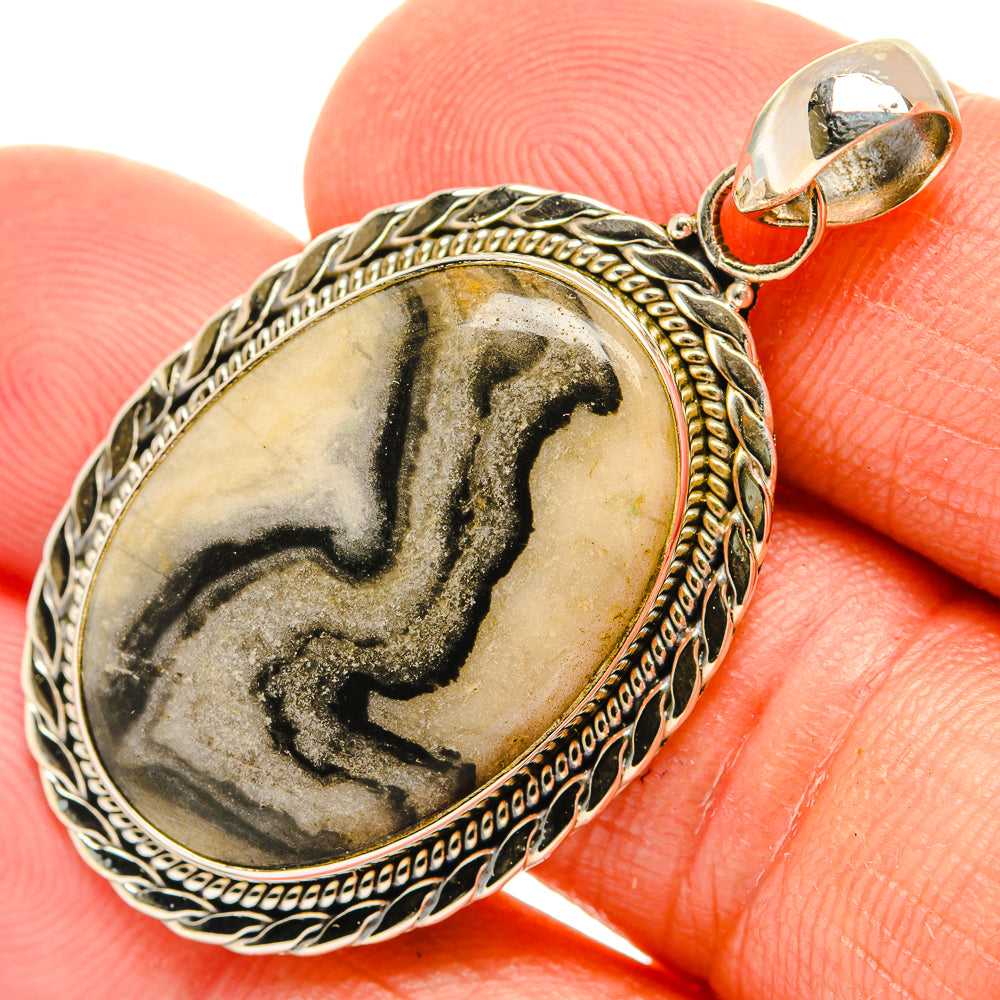 Pinolith Jasper Pendants handcrafted by Anasilvercos - PD27501