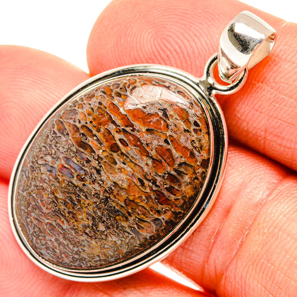 Dinosaur Bone Pendants handcrafted by Anasilvercos - PD27516