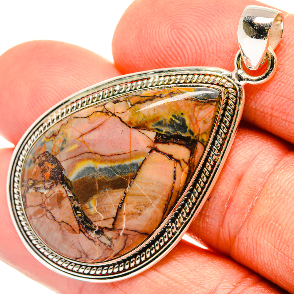 Butterfly Jasper Pendants handcrafted by Anasilvercos - PD27518