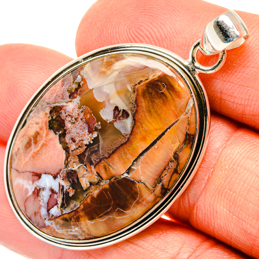 Butterfly Jasper Pendants handcrafted by Anasilvercos - PD27537