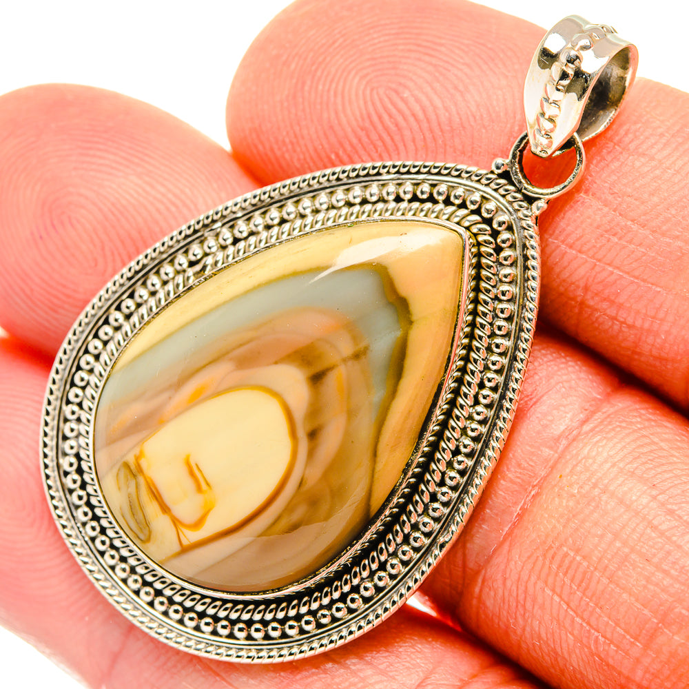 Polychrome Jasper Pendants handcrafted by Anasilvercos - PD27543