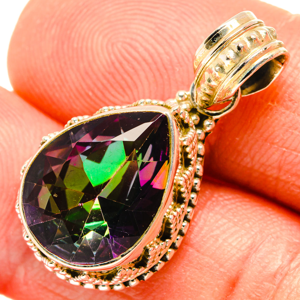 Mystic Topaz Pendants handcrafted by Anasilvercos - PD27549