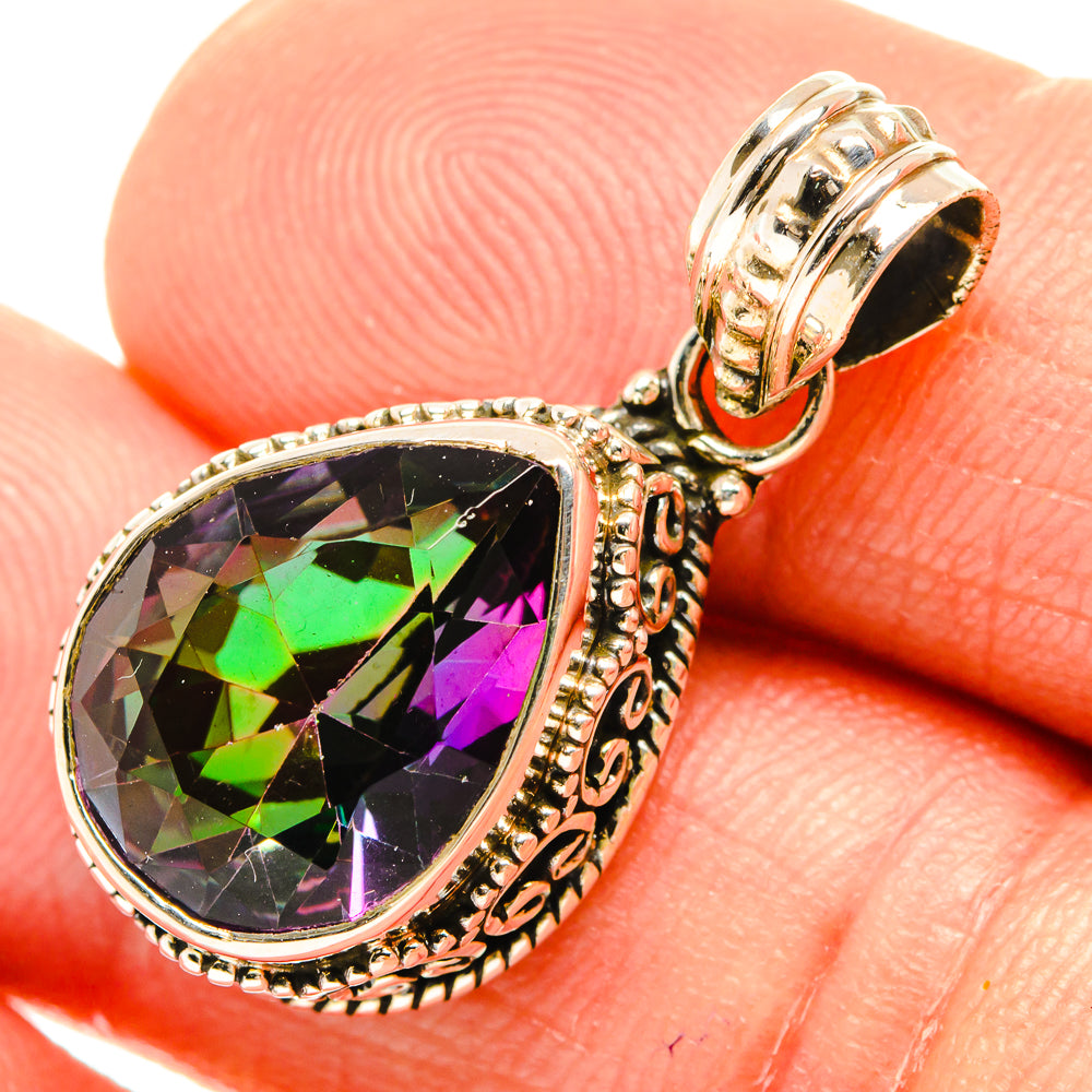 Mystic Topaz Pendants handcrafted by Anasilvercos - PD27550