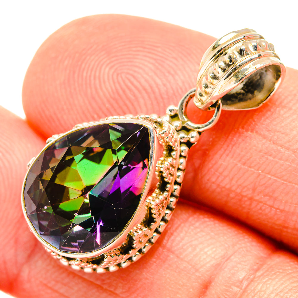 Mystic Topaz Pendants handcrafted by Anasilvercos - PD27551