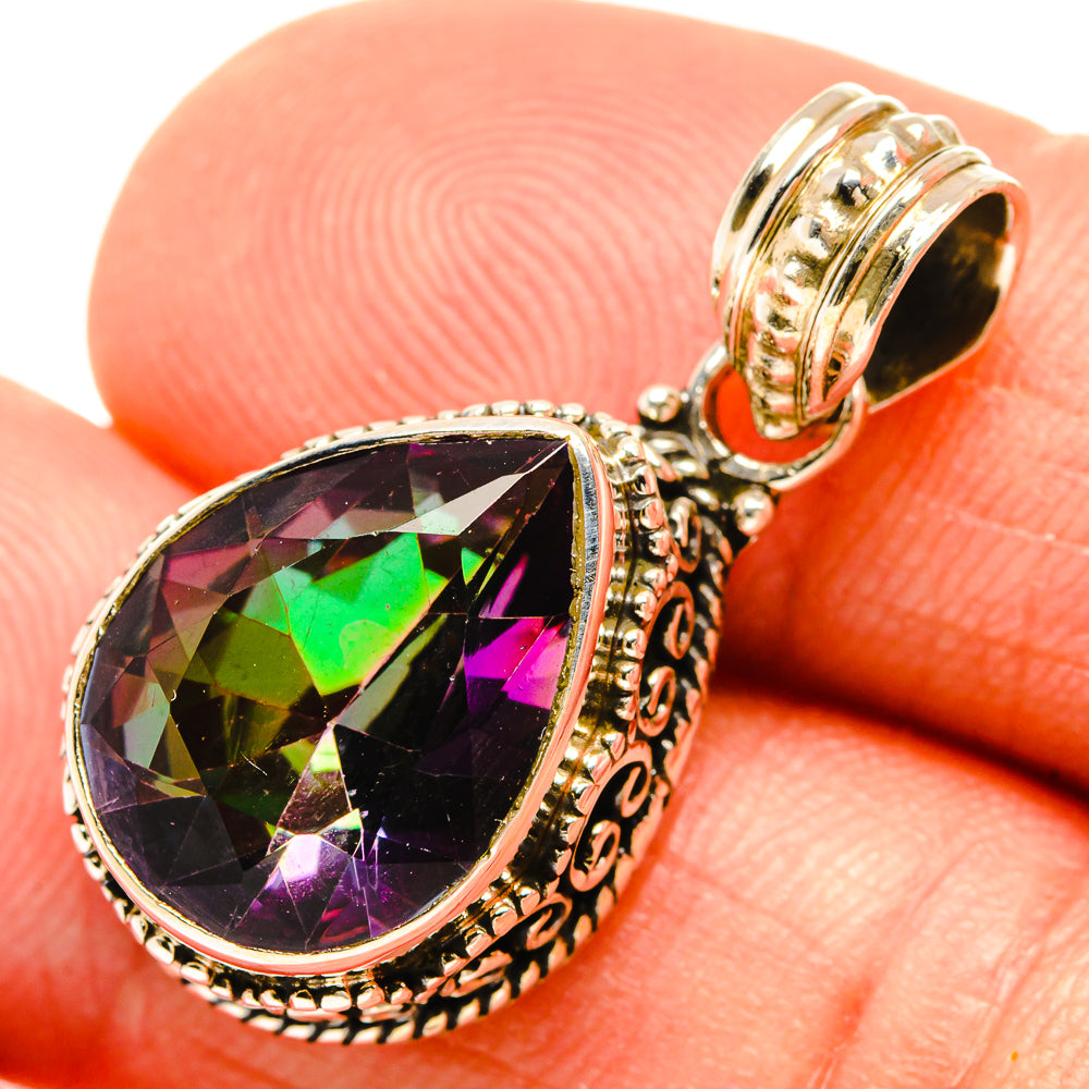 Mystic Topaz Pendants handcrafted by Anasilvercos - PD27552
