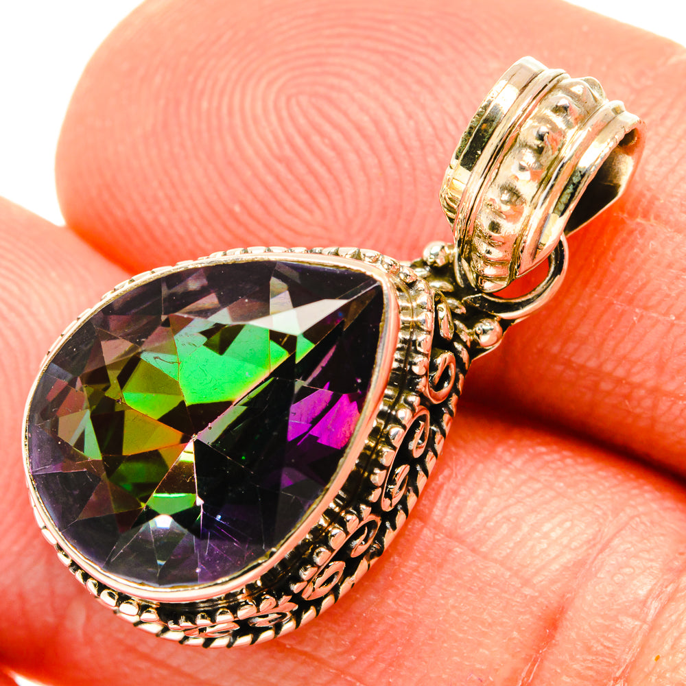 Mystic Topaz Pendants handcrafted by Anasilvercos - PD27554