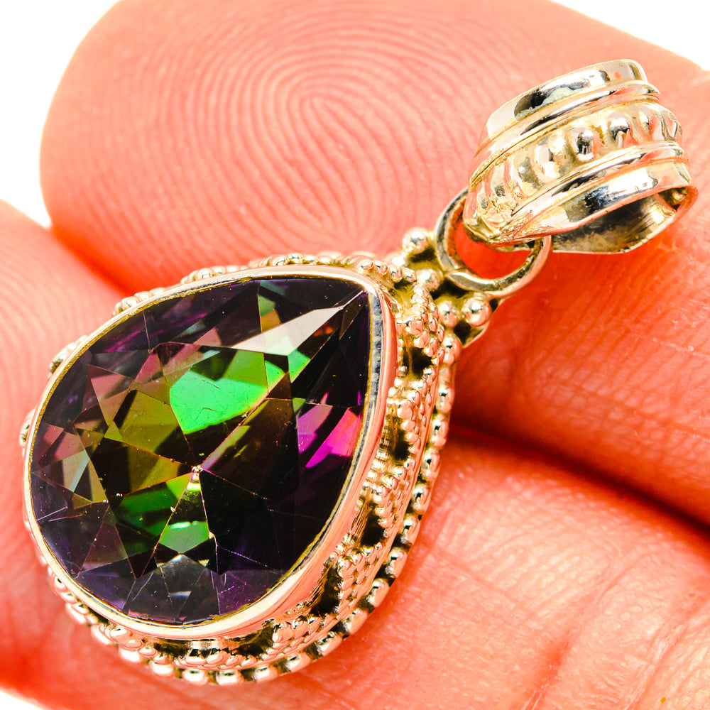 Mystic Topaz Pendants handcrafted by Anasilvercos - PD27555