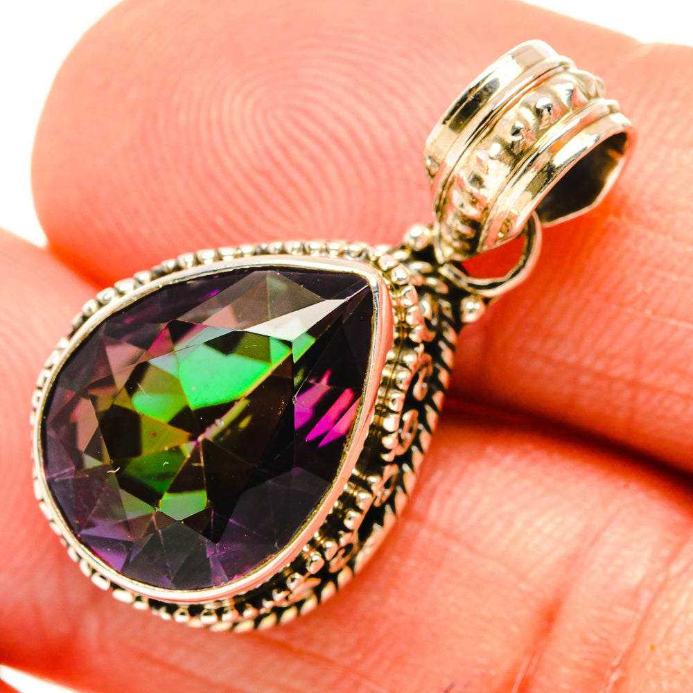 Mystic Topaz Pendants handcrafted by Anasilvercos - PD27556