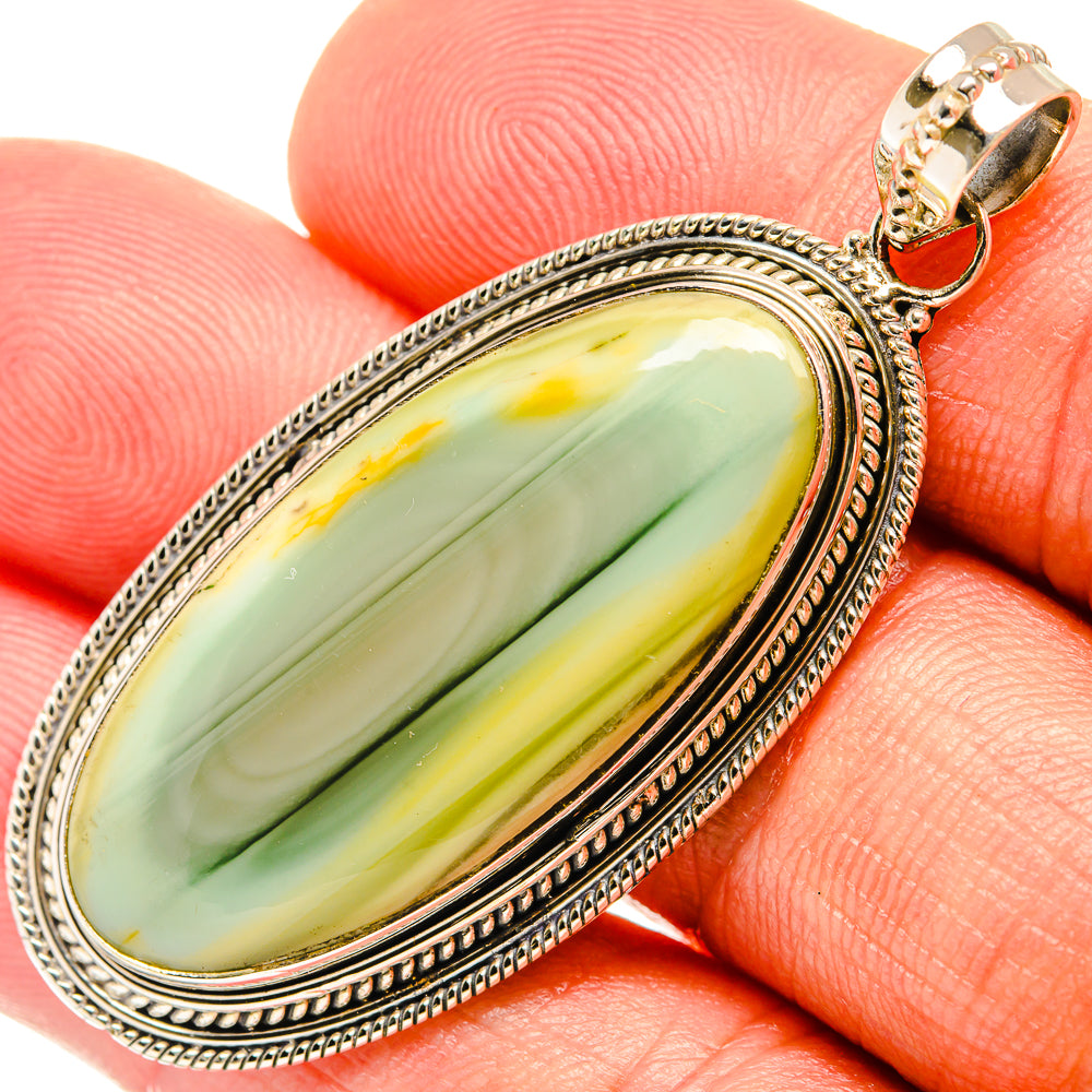 Polychrome Jasper Pendants handcrafted by Anasilvercos - PD27569