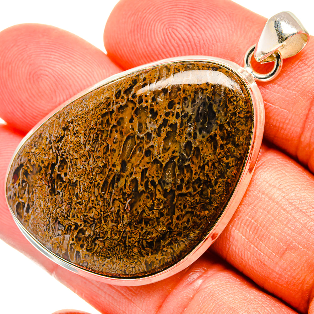 Dinosaur Bone Pendants handcrafted by Anasilvercos - PD27573