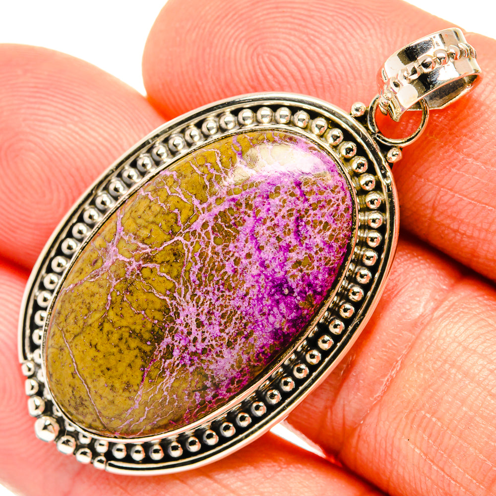 Stichtite Pendants handcrafted by Anasilvercos - PD27592