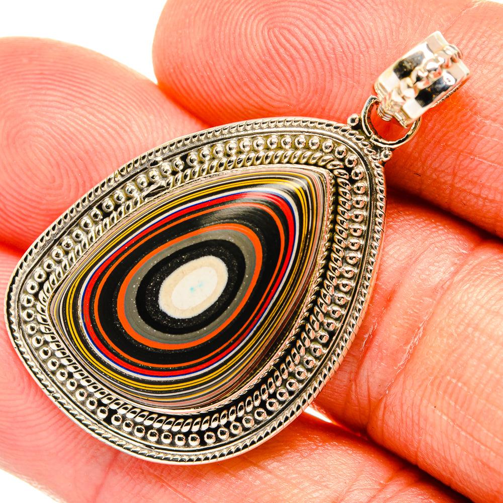 Fordite Pendants handcrafted by Anasilvercos - PD27601