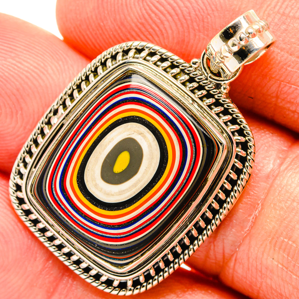 Fordite Pendants handcrafted by Anasilvercos - PD27603