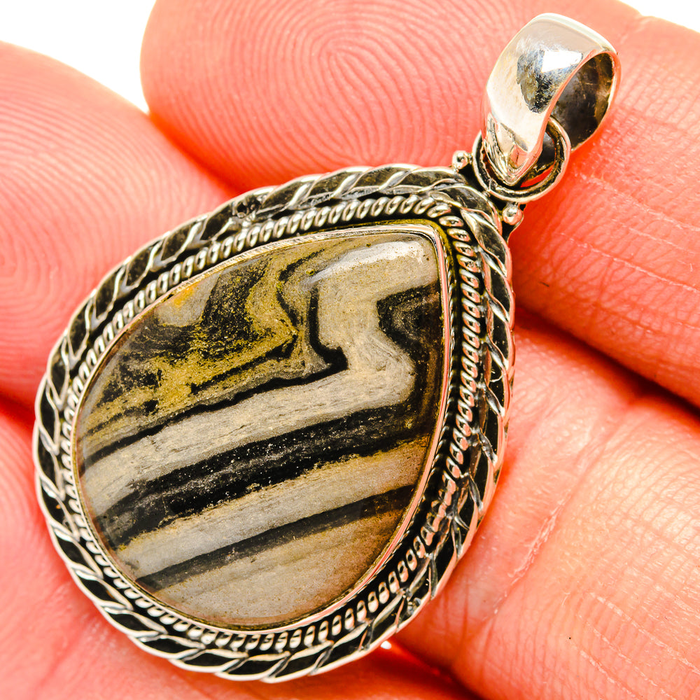 Pinolith Jasper Pendants handcrafted by Anasilvercos - PD27604