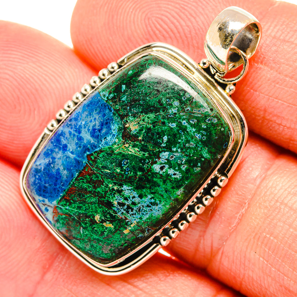 Chrysocolla Pendants handcrafted by Anasilvercos - PD27605