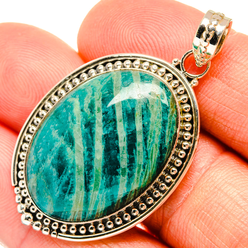 Amazonite Pendants handcrafted by Anasilvercos - PD27623