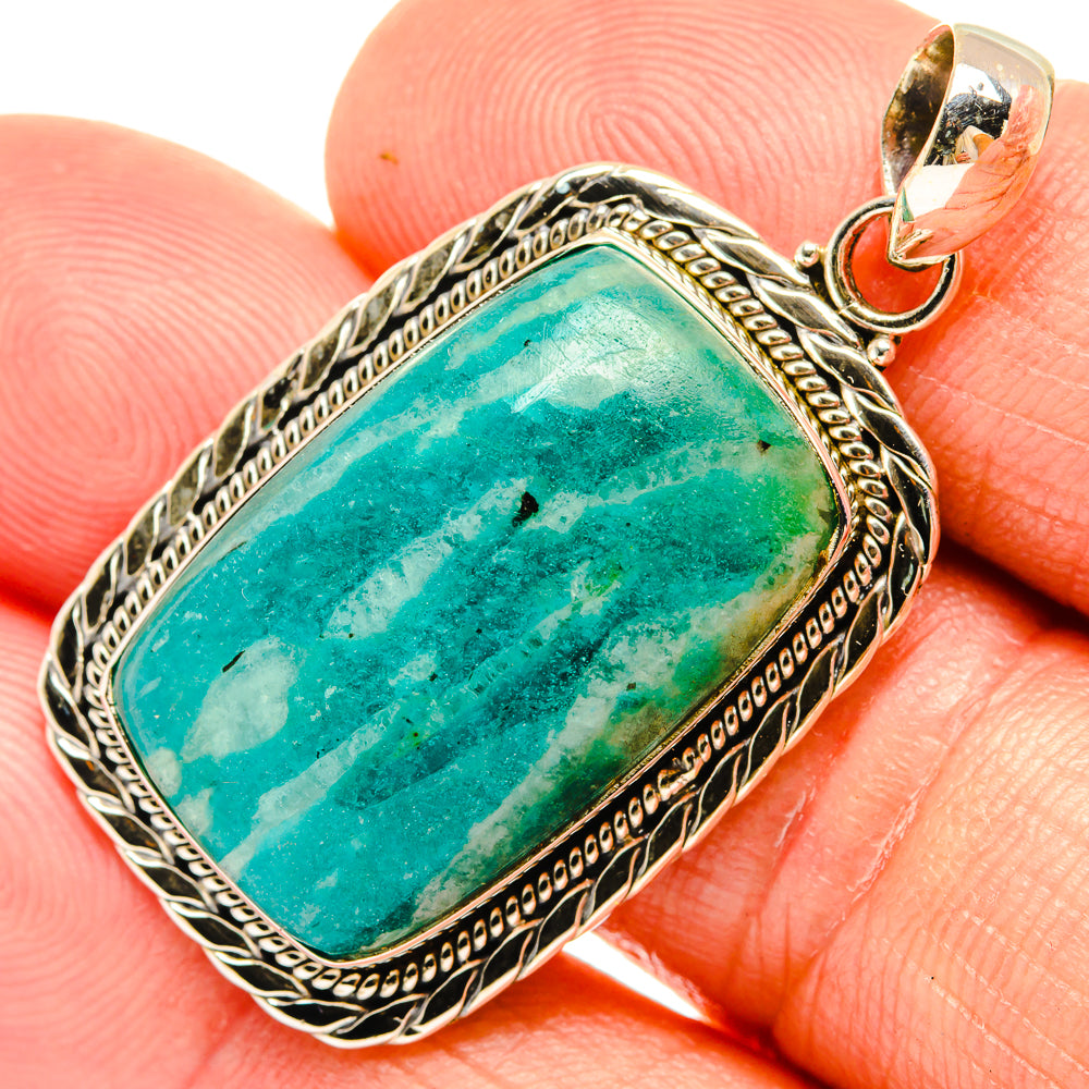 Amazonite Pendants handcrafted by Anasilvercos - PD27625