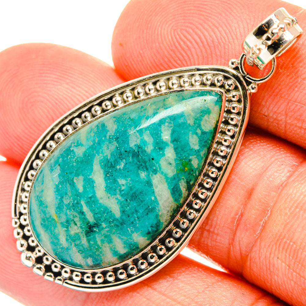 Amazonite Pendants handcrafted by Anasilvercos - PD27629