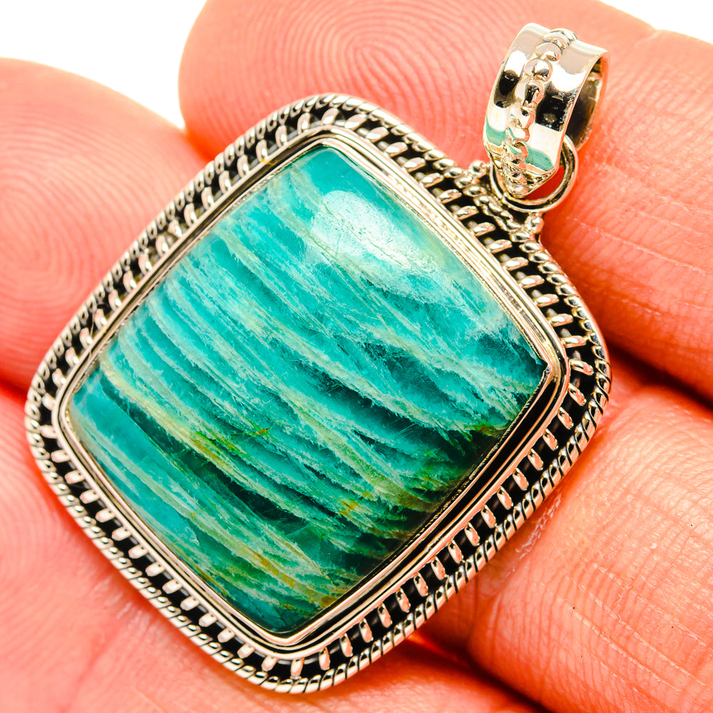 Amazonite Pendants handcrafted by Anasilvercos - PD27637