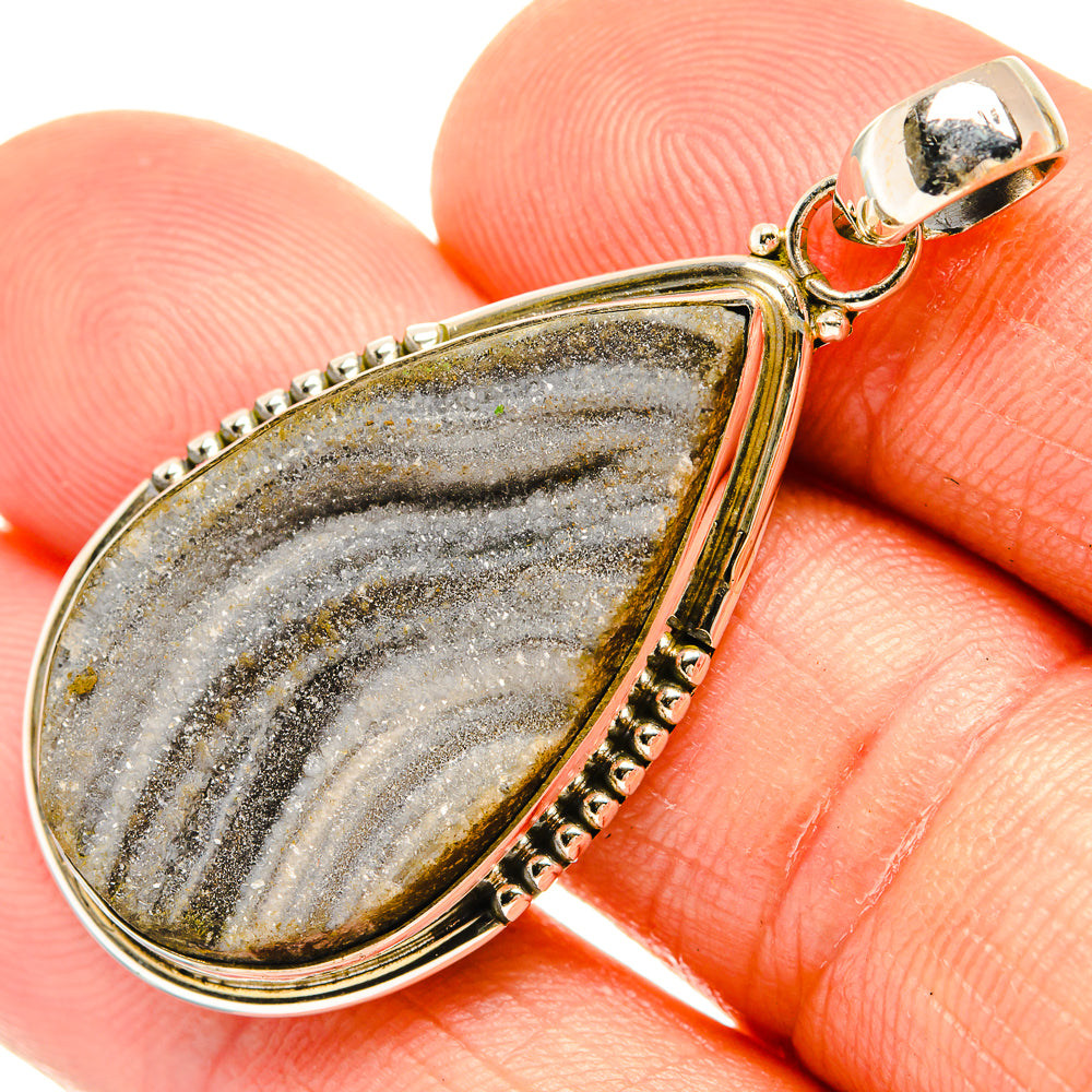 Desert Druzy Pendants handcrafted by Anasilvercos - PD27652