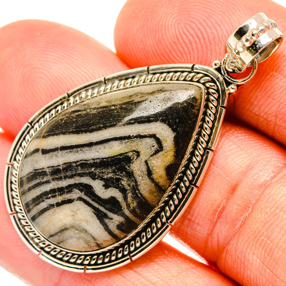 Pinolith Jasper Pendants handcrafted by Anasilvercos - PD27664