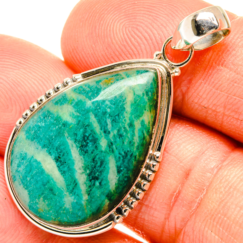Amazonite Pendants handcrafted by Anasilvercos - PD27668