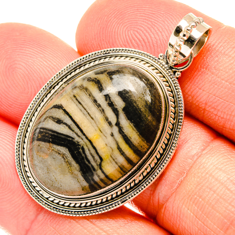 Pinolith Jasper Pendants handcrafted by Anasilvercos - PD27674