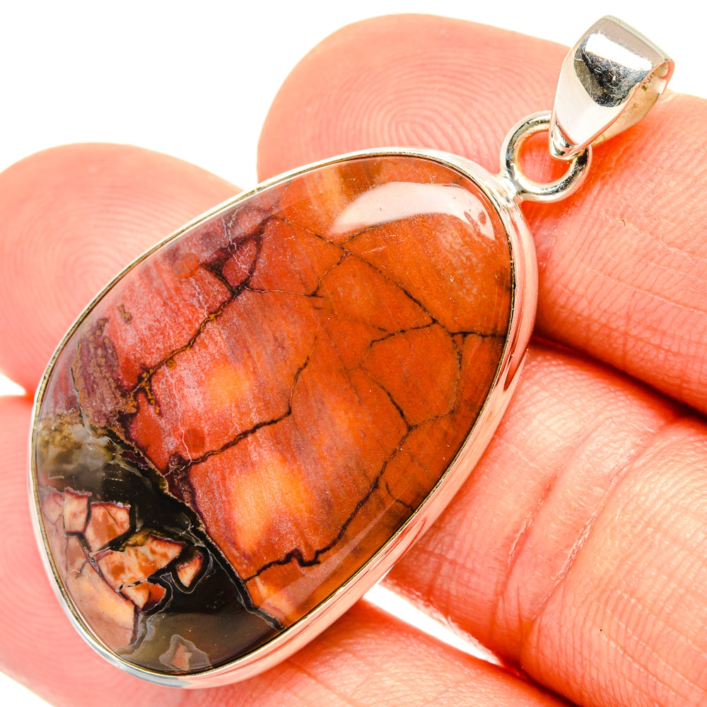 Butterfly Jasper Pendants handcrafted by Anasilvercos - PD27699