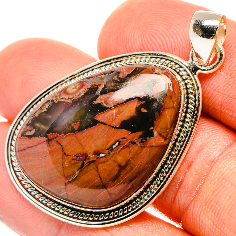 Butterfly Jasper Pendants handcrafted by Anasilvercos - PD27703