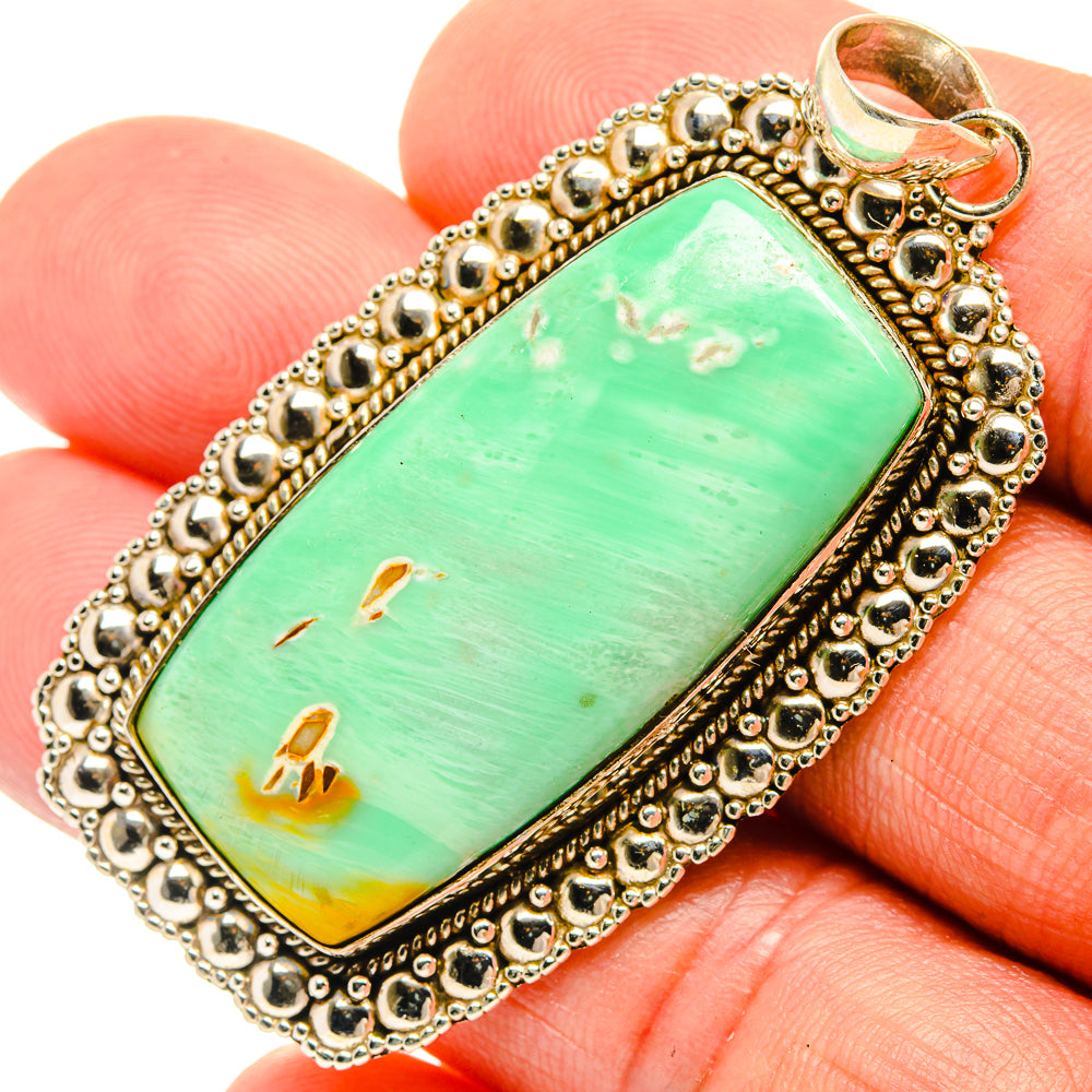 Green Jasper Pendants handcrafted by Anasilvercos - PD27715